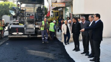 Başkan Abdullah Özyiğit çalışmaları yerinde inceledi,