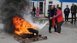 HBB İTFAİYESİ EĞİTİM VE TATBİKATLARA DEVAM EDİYOR