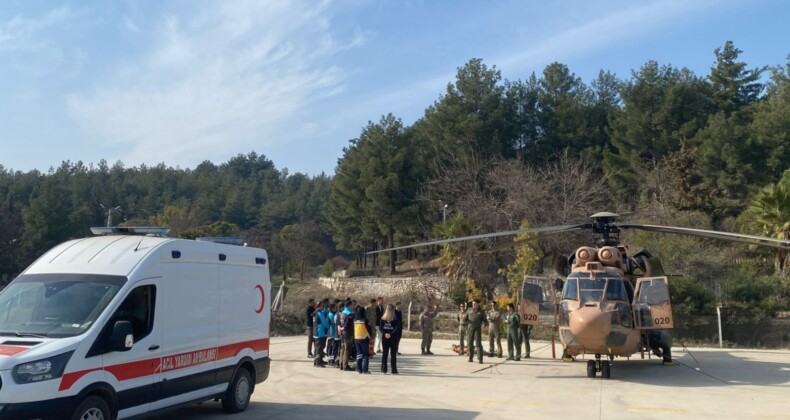 Helikopterden Kara Ambulansına Hasta ve Yaralı Tahliyesi Eğitimi